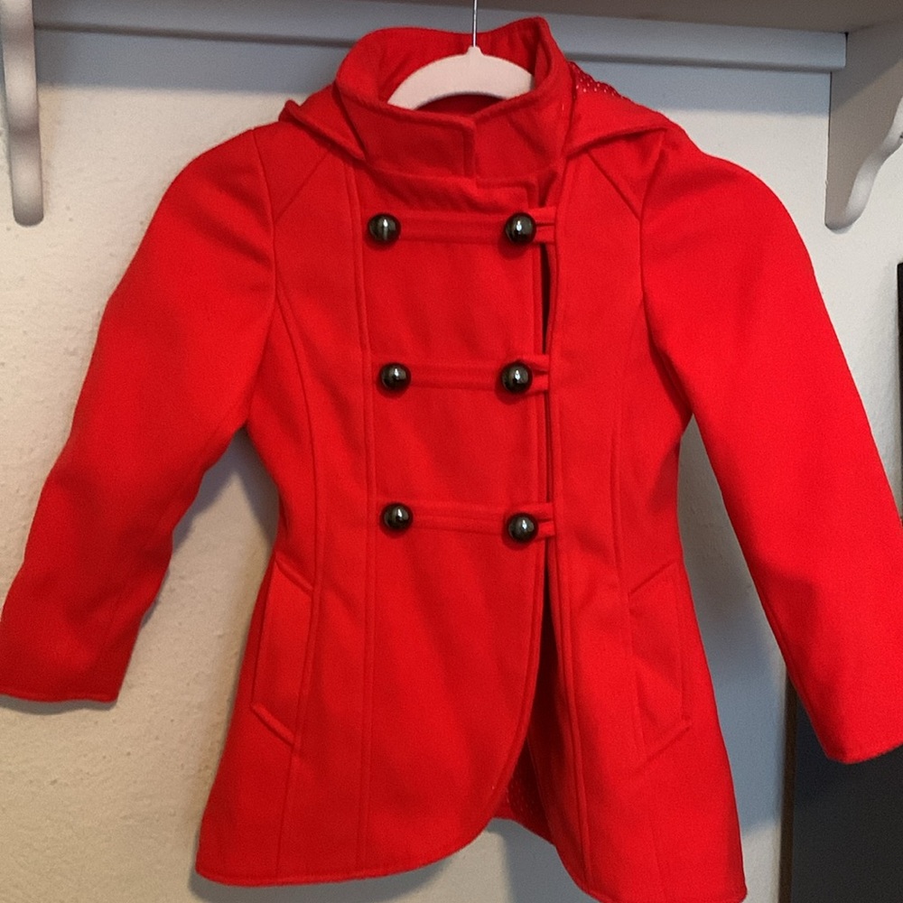 George Girl's Wool Button Up Coat Size 6/7  NWOT Beautiful